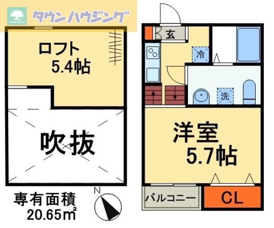 ソラナ　solanaの物件間取画像